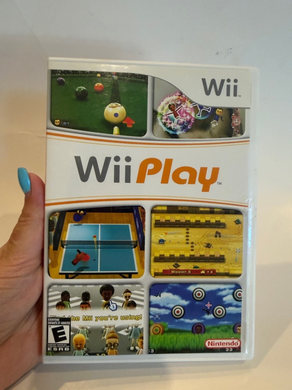 Nintendo Wii Play (White) - Multi-Color Artwork Untested